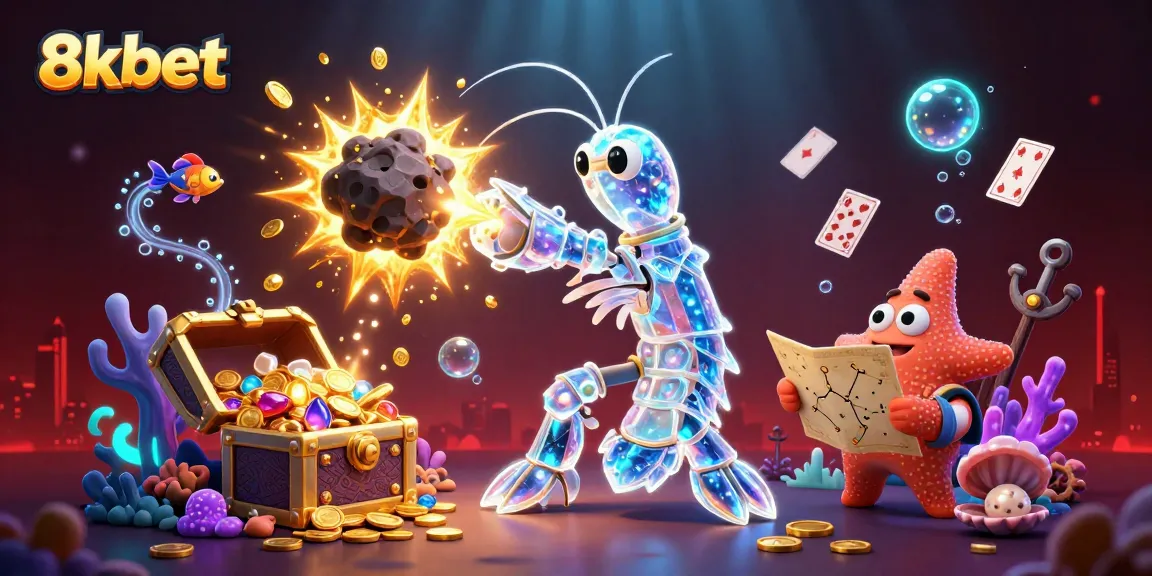 Experience thrilling gameplay at 8xbet with a vibrant casino-themed underwater scene.