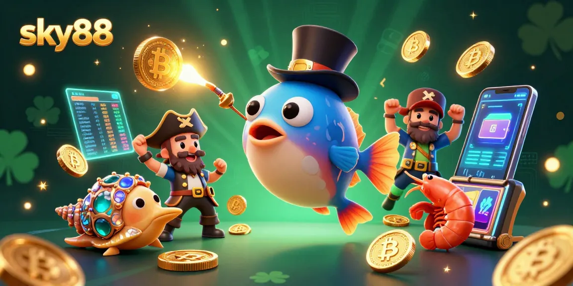 Experience thrilling gameplay at sky88 with vibrant 3D characters and engaging casino elements.