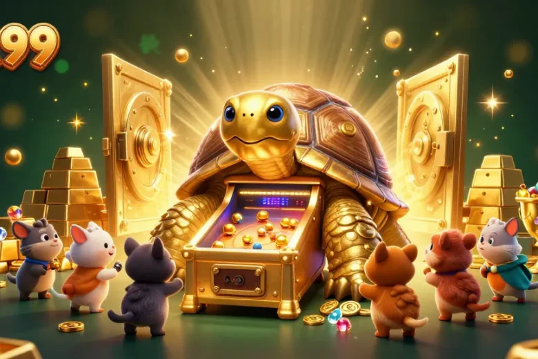 RR99 players enjoy thrilling jackpot opportunities in a vibrant casino scene filled with excitement.