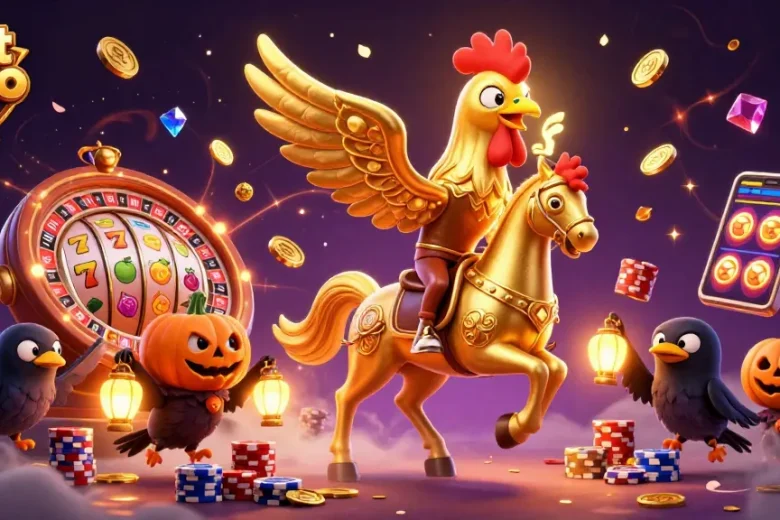 Experience the excitement of slot depo 5k with golden rooster hero and dynamic slot reels!