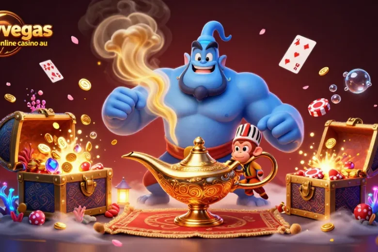 Experience the excitement at crazyvegas real money online casino au with vibrant 3D characters and casino elements.